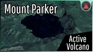 The Active Volcano in the Philippines; Mount Parker