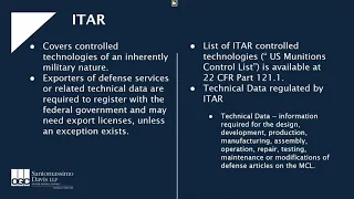 Export Control Basics