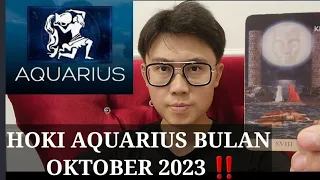 AQUARIUS HOKI BANGET DI BULAN OKTOBER 2023 ‼️ASMARA KARIR KEUANGAN BAHAS TUNTAS !!