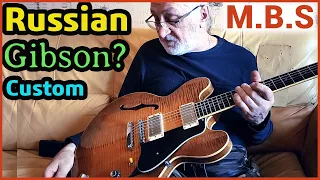 ЭЛЕКТРОГИТАРА из России. Мастер О.Гнилицкий. Наш Gibson