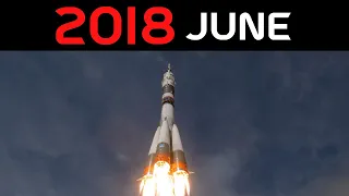 Rocket Launch Compilation 2018 - June