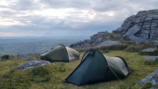 Return to King's Tor!  Wildcamping at my Favourite Tor again 😌⛰️⛺️ [Terra Nova Starlite 1]