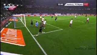 Тони Кроос видео гол  Гамбург   Бавария  Чемпионат Германии по футболу 10 тур