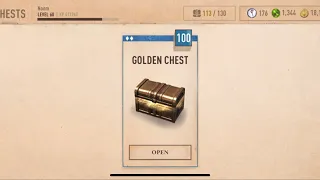 Opening 100 Golden Chest - Elder Scrolls Blades