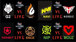 NaVi vs Heroic - NIP vs MOUZ  PGL STOCKHOLM MAJOR 2021