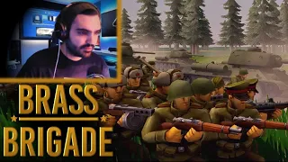 Brass Brigade Troop Command Game Play گیم پلی بازی برس بریگید