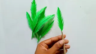 How to make coconut tree /coconut tree making / paper tree / paper leaves / Paper craft idea new