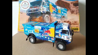 Building Zvezda Kamaz 43509 "Kamaz Master". Scalemodel.