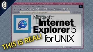 THINGS THAT SHOULDN'T EXIST: Internet Explorer for UNIX