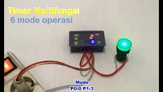 Cara Seting Timer || Timer 220V AC || Relay Delay