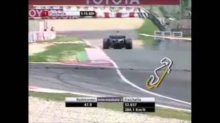 F1 2005 Spain Q1 Kimi lap