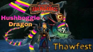 School of Dragons : Spoiler Thawfest event 2022 - Hushboggle Dragon