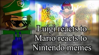 Luigi reacts to Mario reacts to Nintendo memes [] super Mario [] SMG4 [] {kandy_pop}