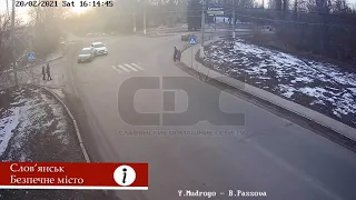 21-02-2021 ДТП на перехресті бул. Пасова та вул. Я. Мудрого