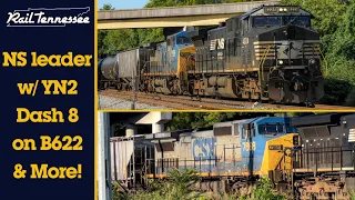 NS 4224 w/ YN2 Dash 8 lead B622-05 + More on CSX’s Nashville Terminal!