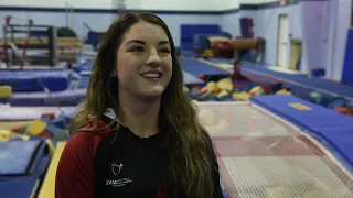 You'll believe she can fly: Haley Nakonechni's incredible trampoline skills