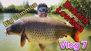 Vlog 7 Urodzinowa zasiadka, Rekord Łowiska Leśniewo, Big Common, Fantazy Baits, Brania na Żywo