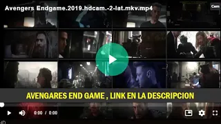 VER AVENGARES END GAME ONLINE- Pelicula Completa Online Latino