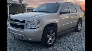 2007 Chevy Tahoe Oil Change