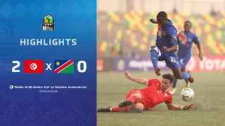 HIGHLIGHTS | Total AFCONU20 2021​ | Round 2 - Group B : Tunisia 2-0 Namibia