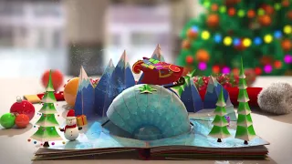 4026   Christmas Pop Up Book Animation