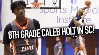 Caleb Holt Got Intense W/ Scrappy Adidas Team! 7 Foot Peyton Marshall Takes Over!