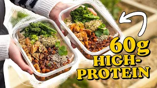 Revolutionise Your Meal Prep with 60g Plant-Based Protein Per Meal! Easy Meal Prep For Working Out 💪