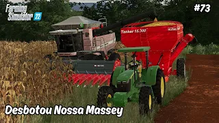 Chamei os Vizinhos pra ajudar na Colheita do Milho//Terras do Brasil//Farming Simulator 22//Ep 73