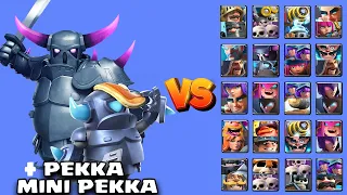 Pekka + Mini Pekka vs Couple Cards | Clash Royale