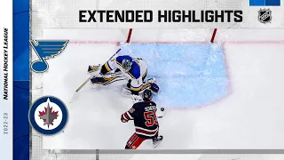 St. Louis Blues vs. Winnipeg Jets Oct 24, 2022 HIGHLIGHTS