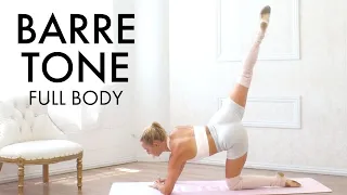 25 MIN Full Body Barre Tone & Sculpt Workout | At-Home, No Equipment