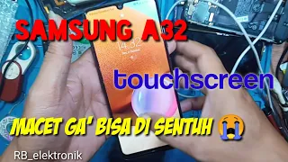 mengatasi layar sentuh macet pada hp samsung A32