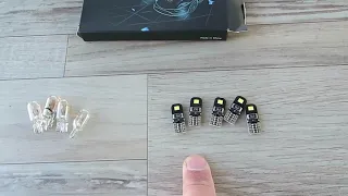 Замена ламп подсветки салона на LED c AliExpress Auxito на Рено Гранд Сценик 4