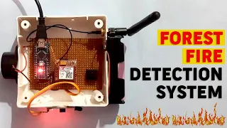 IoT Based Forest Fire Detection System using Arduino and GSM Module | Arduino Project