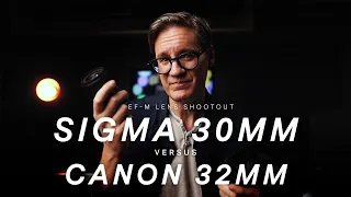 REVIEW of the Sigma 30mm f/1.4 vs Canon 32mm f/1.4 EF-M / Which is the better buy?