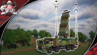 Minecraft: Modern Pantsir Radar System (1RL-123E) | Long Range Air Search Radar Tutorial