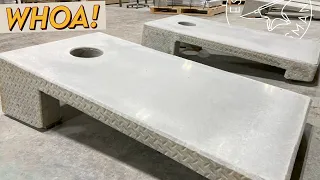 Making a Concrete Cornhole Board