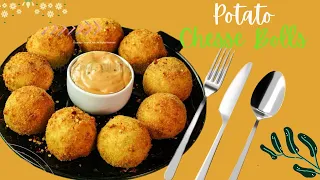 "Cheesy Potato Bites: Irresistible Potato Cheese Balls Recipe"