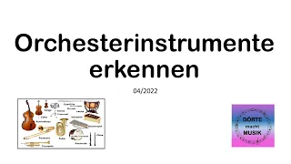 Orchesterinstrumente erkennen LEVEL 1