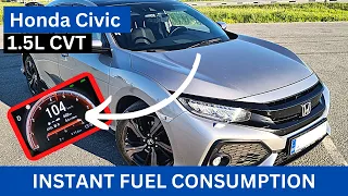 Honda Civic 10th gen 1.5L | Fuel economy test