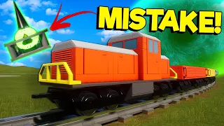 We Used a VERY UNSAFE Lego Quantum Nuke to Stop the Train! - Brick Rigs Multiplayer