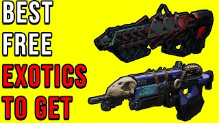 TOP 5 EXOTICS TO GET FOR FREE IN DESTINY 2 | *NO DLC REQUIRED