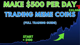 How to Make $500 Per Day Trading Meme Coins (Full Trading Guide)