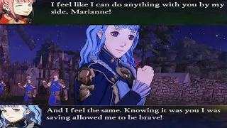 Fire Emblem Warriors: Three Hopes - Marianne Saving Hilda Unique Dialogue