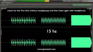 Hearing Test Sounds at 6 - 15 - 20 hz