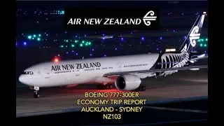 Air New Zealand B777 Economy Trip Report: Auckland to Sydney
