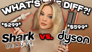 SHARK FLEXSTYLE IN DEPTH REVIEW noise levels, frizz levels, is it better than the dyson airwrap?