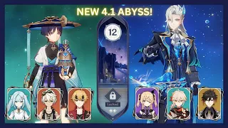 4.1 ABYSS! C6 Wanderer Hyper and C3 Neuvillette Taser | Genshin Impact Floor 12