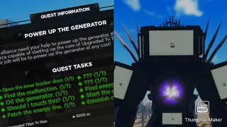 How to complete Power up the generator quest and get UTTM morph + showcase in skibiverse