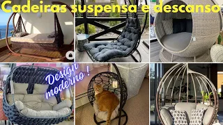 28 DESIGN MODERNOS E SOFISTICADO PARA DECORAR O AMBIENTE ( cadeira suspensa)